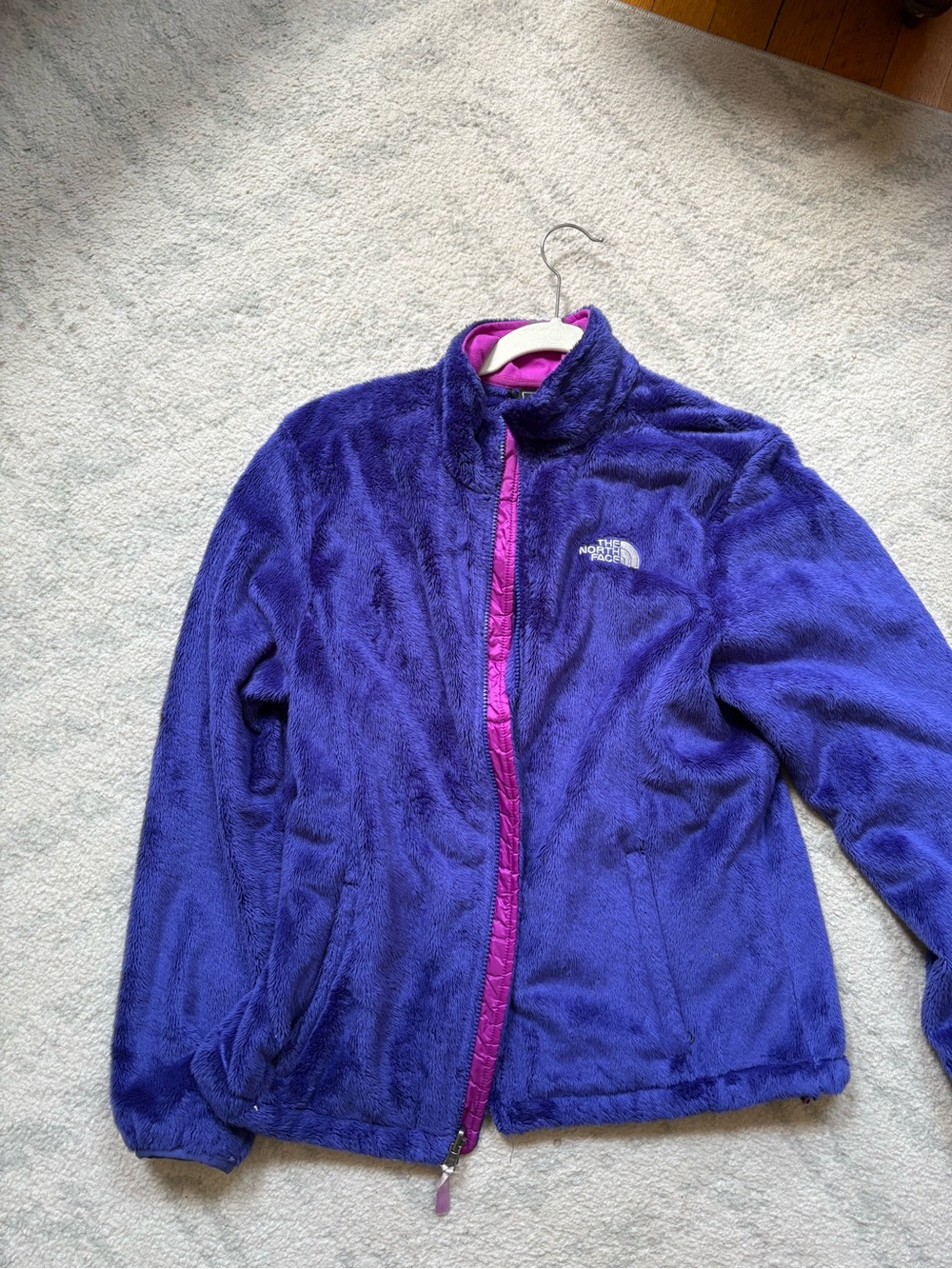 The North Face Plush Fleece Jacket - Deep purple